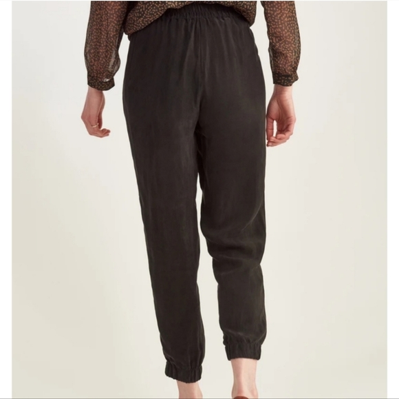 EUC Amour Vert Henri Cupro Jogger Black size S - Picture 4 of 11